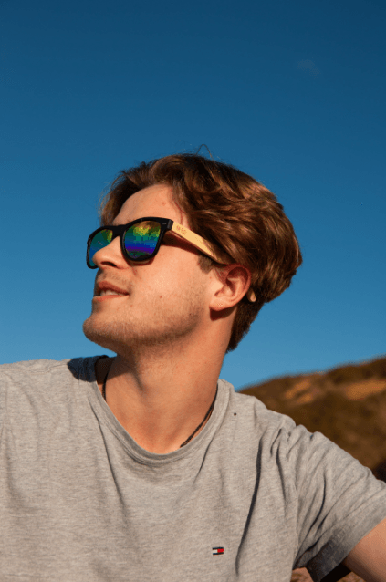 Sunglasses Moana Road 50/50s - Bamboo Frame - hellokiwi