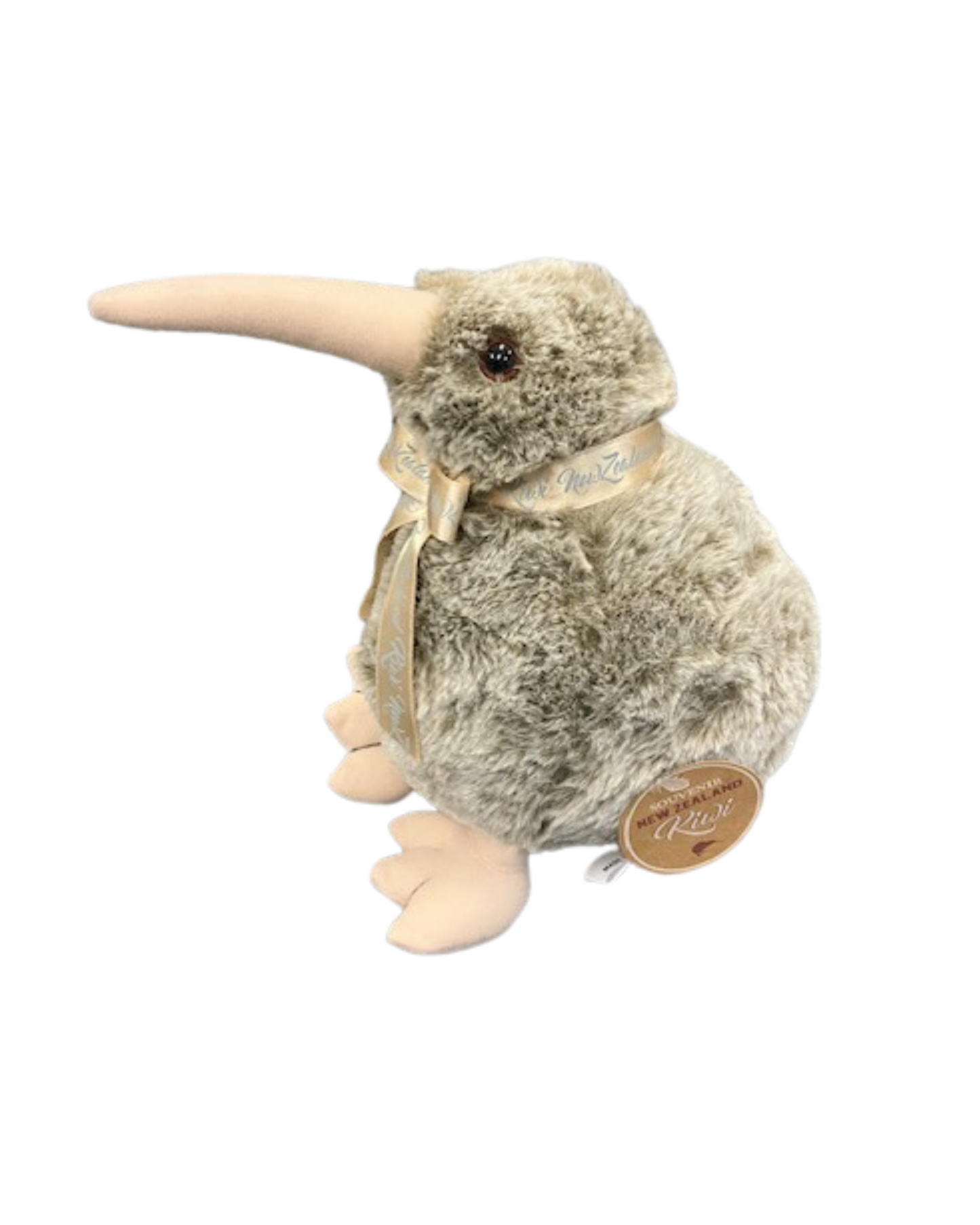リボン付きふわふわキウイぬいぐるみ (中)