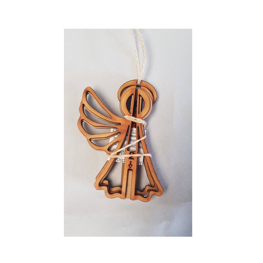 3D Wooden White Angel Gifts - Stationery