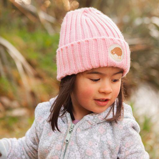 Kids Beanie Moana Road - Pink - hellokiwi