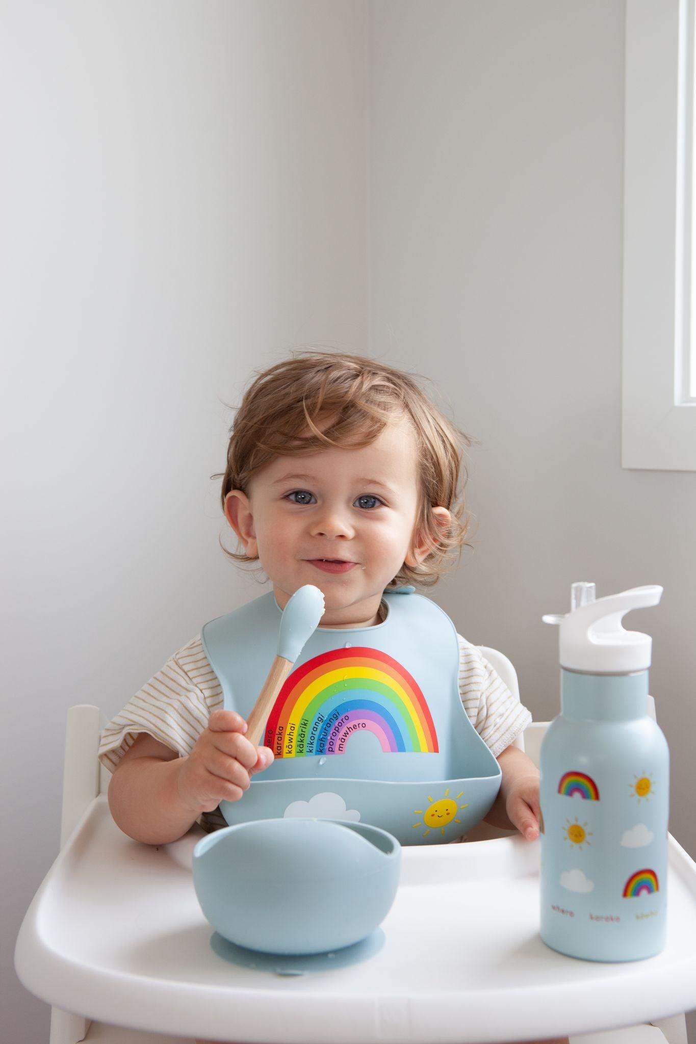 Silicone Bib Moana Road - Rainbow Homeware - kitchenware