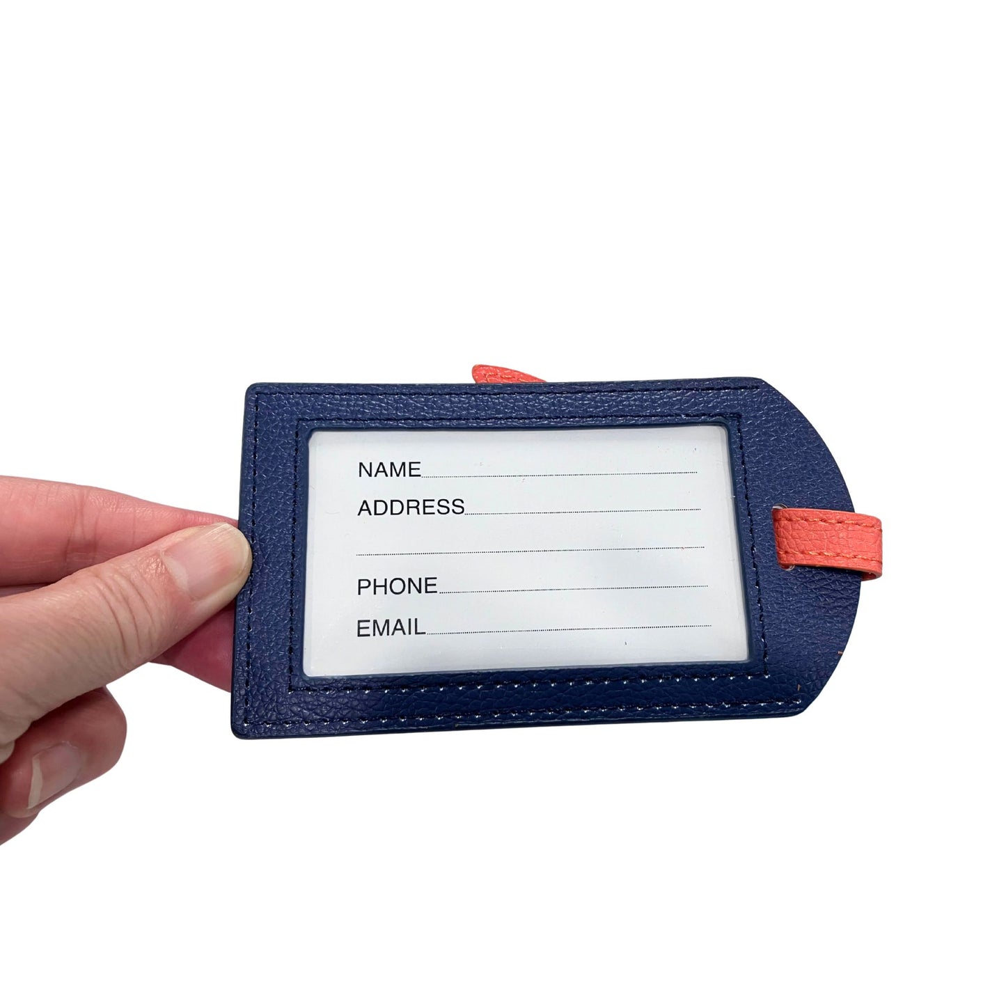 Luggage Tag PU Kiwi Stripe