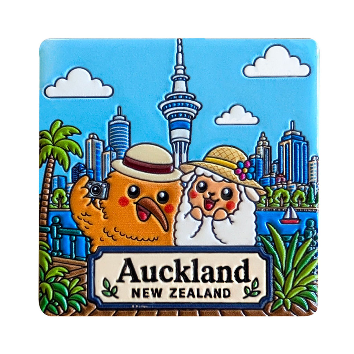 Tile Magnet - Auckland Selfie Homeware - kitchenware