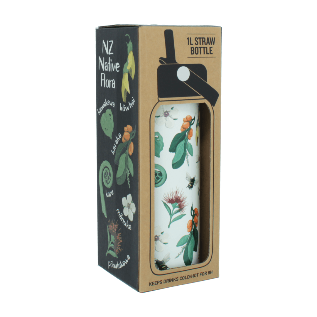 Drink Bottle 1L Moana Road - Floral