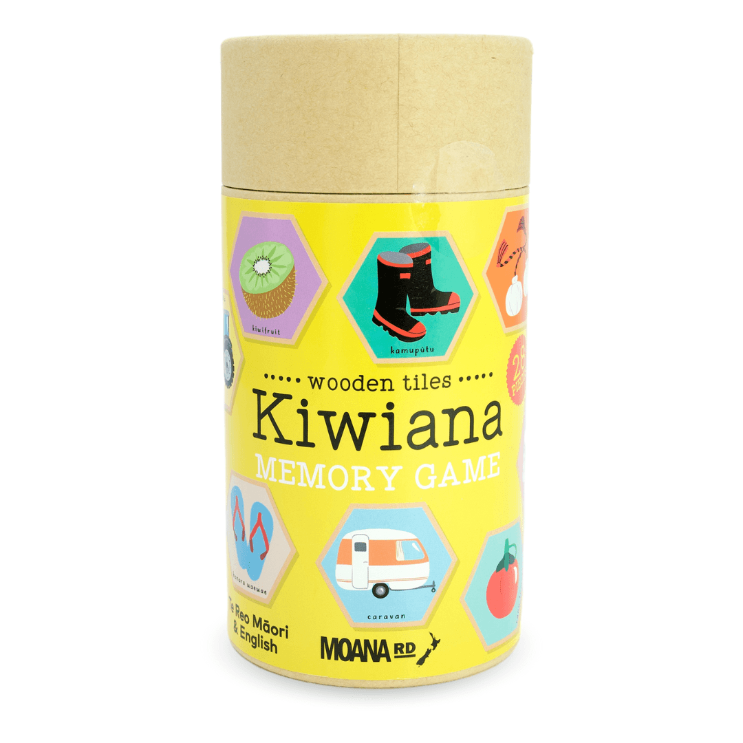 Wooden Tile Memory Game - Kiwiana Theme