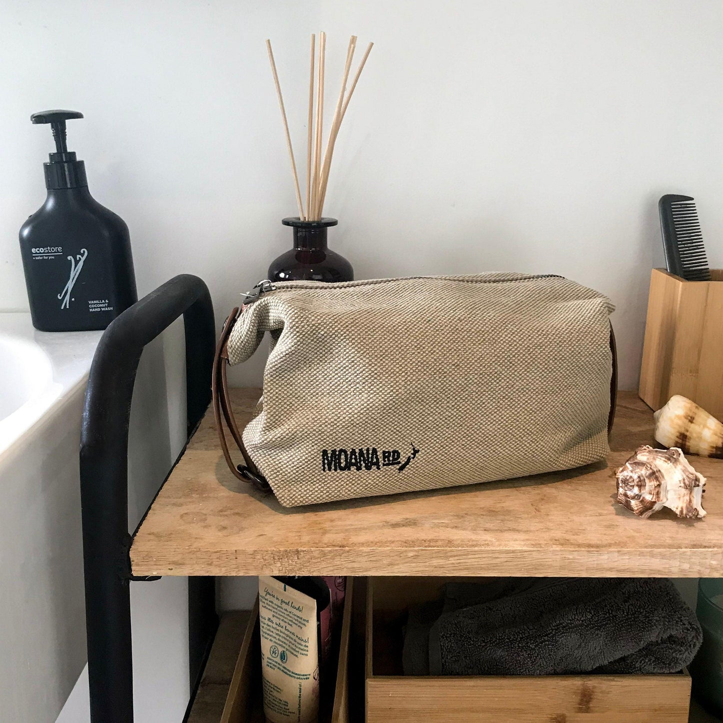 Canvas Toilet Bag - Moana Road