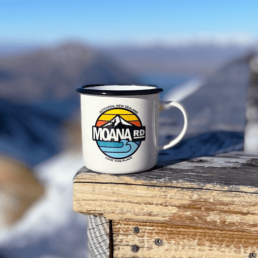 Mug Enamel Moana Road Small - Adventure - hellokiwi