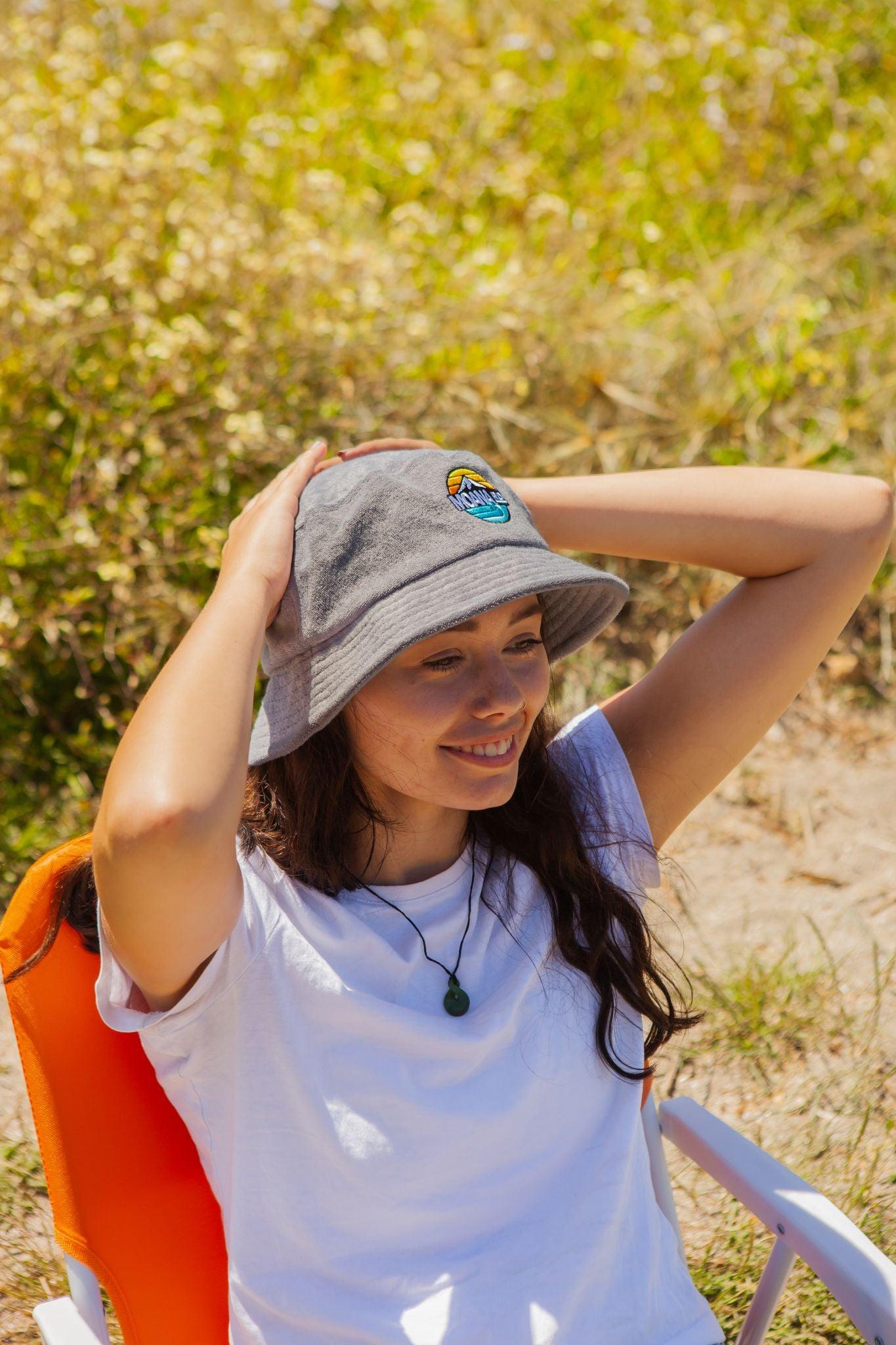 Towelling Bucket Hat - Moana Road