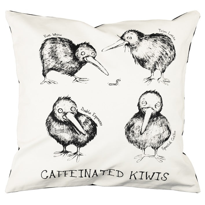 Cushion Cover - Caffeinated Kiwis Homeware - Living Room