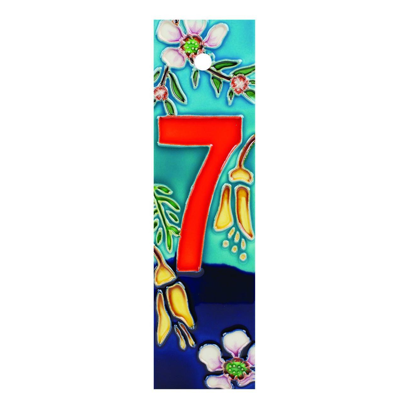 Ceramic Tile Flower Number 7