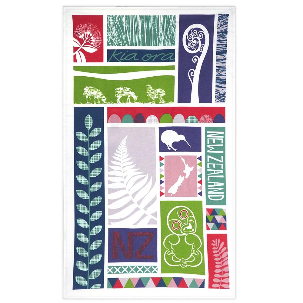 Tea Towel-Fern and Tiki Homeware - kitchenware