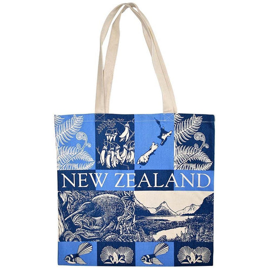 Cotton Bag Scenic Blue Gifts - Bags