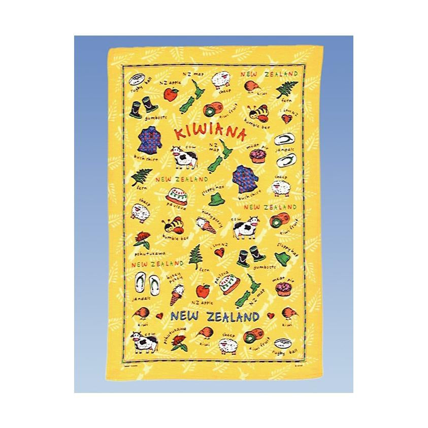 NZ Tea Towel - Kiwiana Icon Collection Homeware - kitchenware