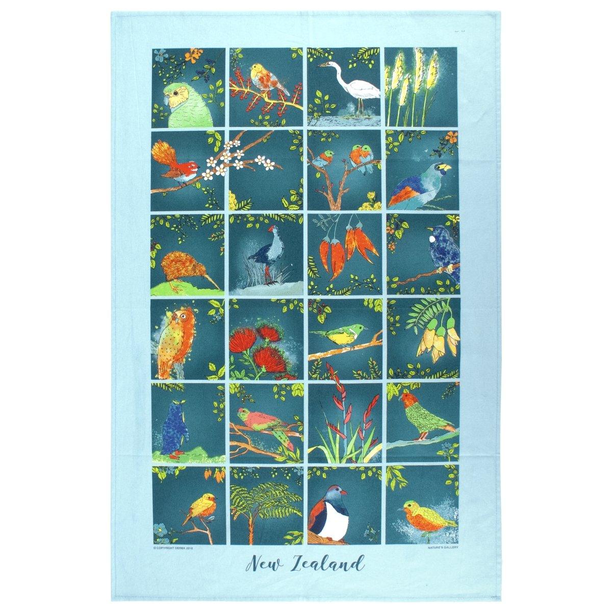 NZ Tea Towel - Nature's Gallery Homeware - kitchenware