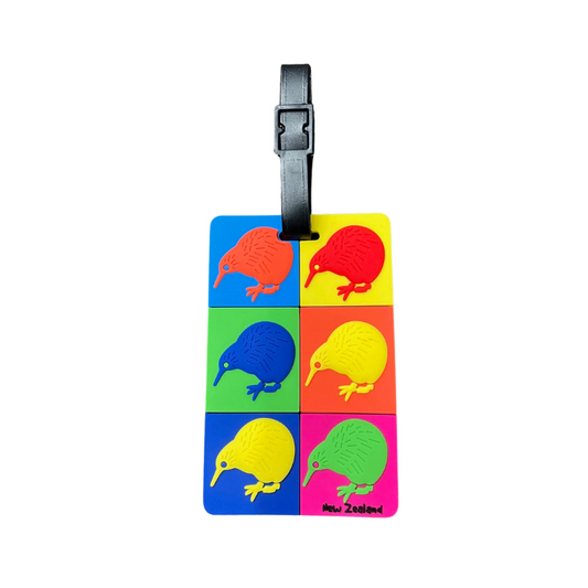 Luggage Label - Colorful Kiwi