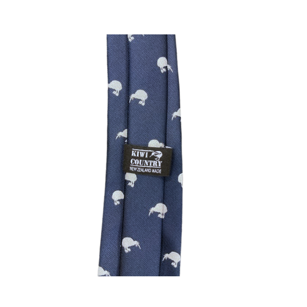 Navy Tie with Kiwi