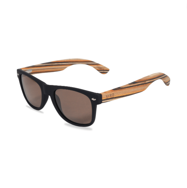 Sunglasses Moana Road 50/50s - Wooden Stripes Black