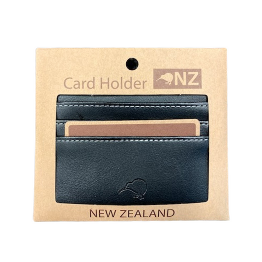 Card Holder with Kiwi Black