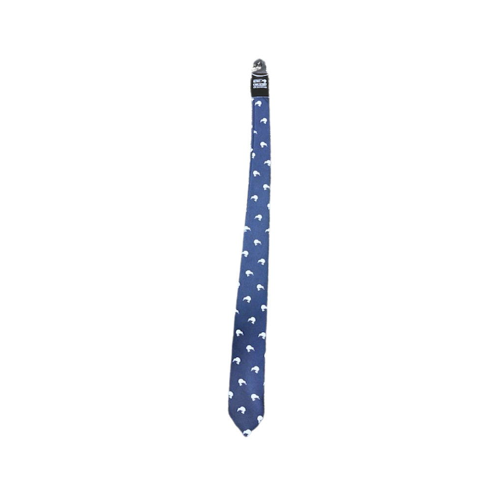 Navy Tie with Kiwi