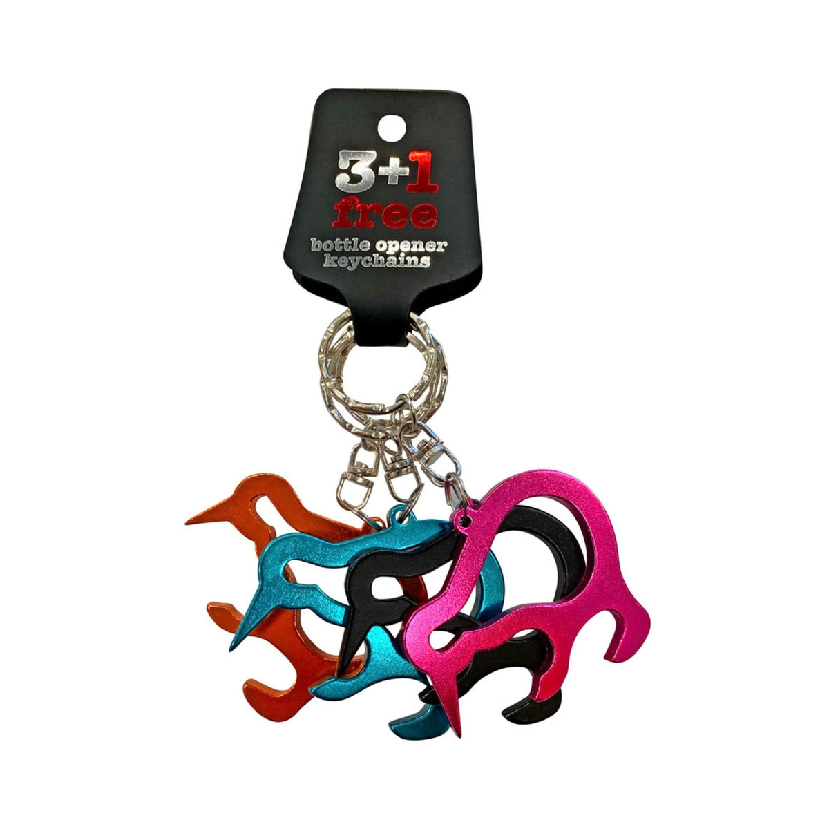 Key Ring Kiwi Bottle opener- 4pk Gifts - Key Rings, Badges & Magnets