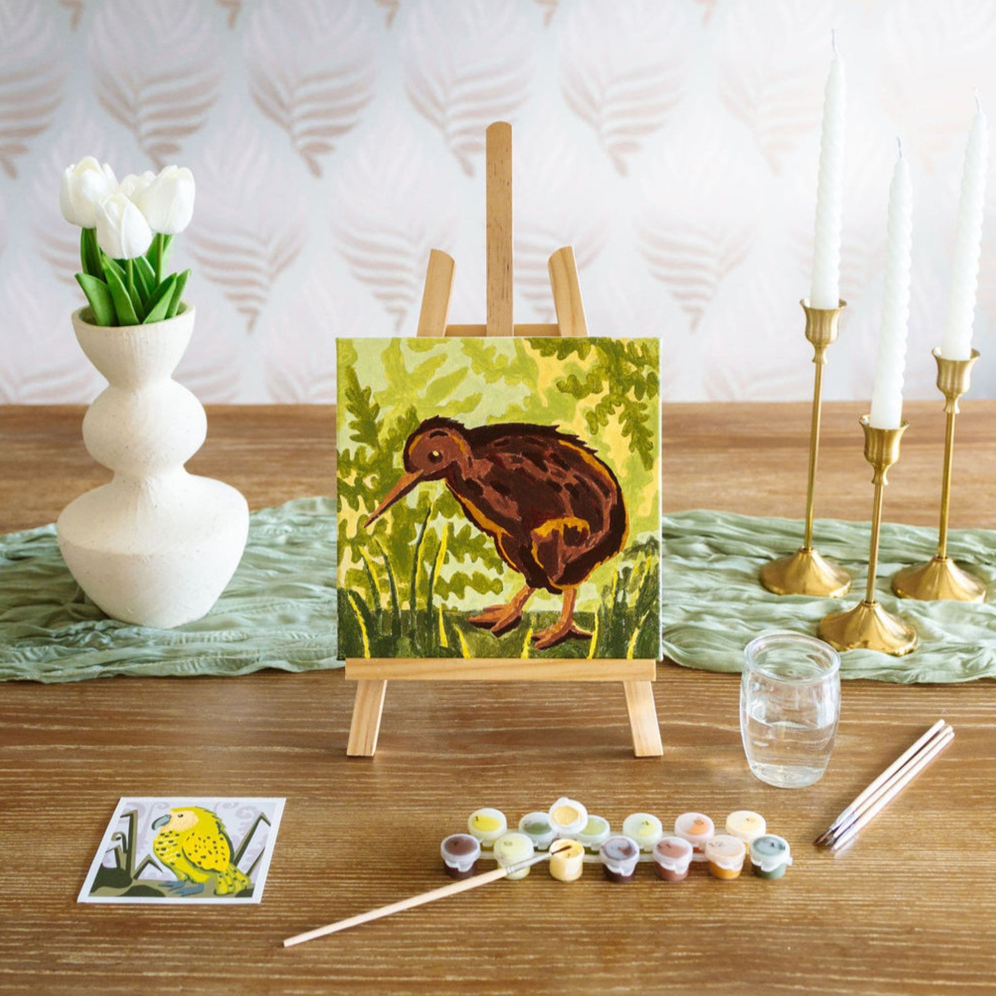 Adventure Collections Kiwi Paint By Numbers Kit – 20 x 20cm