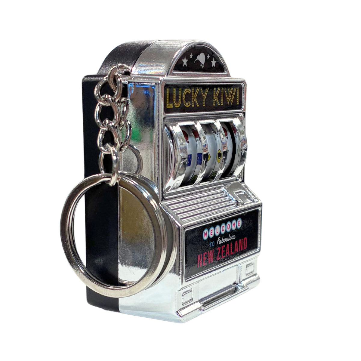 Lucky Kiwi Slot Matchine Key Ring Gifts - Key Rings, Badges & Magnets