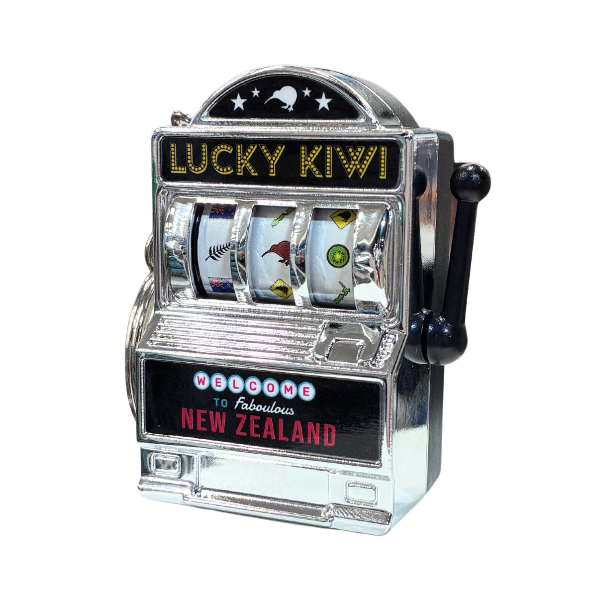 Lucky Kiwi Slot Matchine Key Ring Gifts - Key Rings, Badges & Magnets