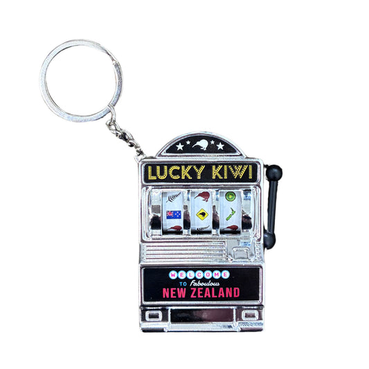 Lucky Kiwi Slot Matchine Key Ring Gifts - Key Rings, Badges & Magnets