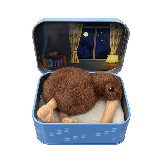 My Sleepy Kiwi in a Tin Gifts - Soft Toy