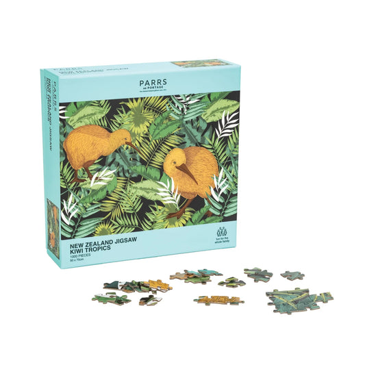 Jigsaw Puzzle Kiwi Tropics - Black | 1000pcs