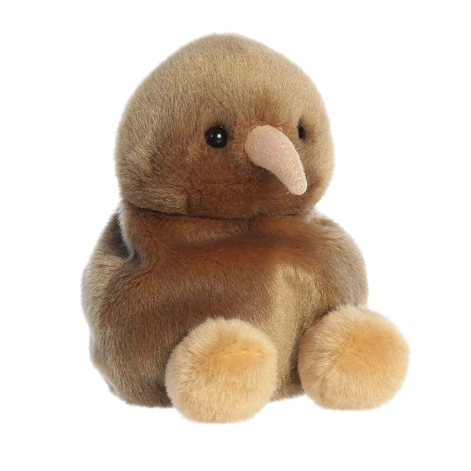 Plush toy Palm Pals Kiri Kiwi walrus on a white background