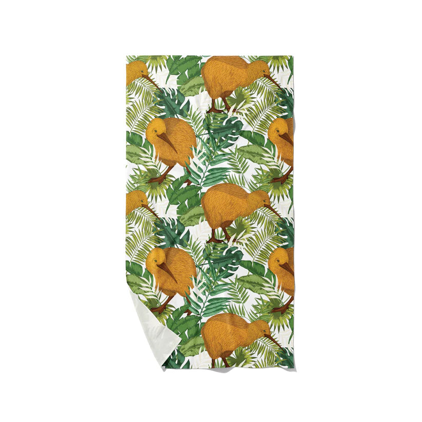 Tea Towel Kiwi Tropics White Homeware - kitchenware