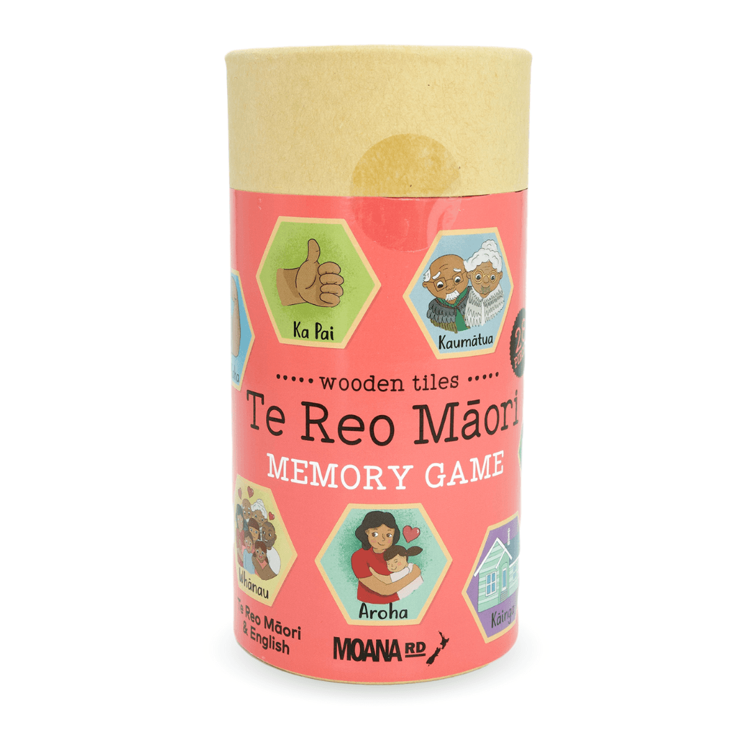 Wooden Tile Memory Game - Te Reo Māori Theme