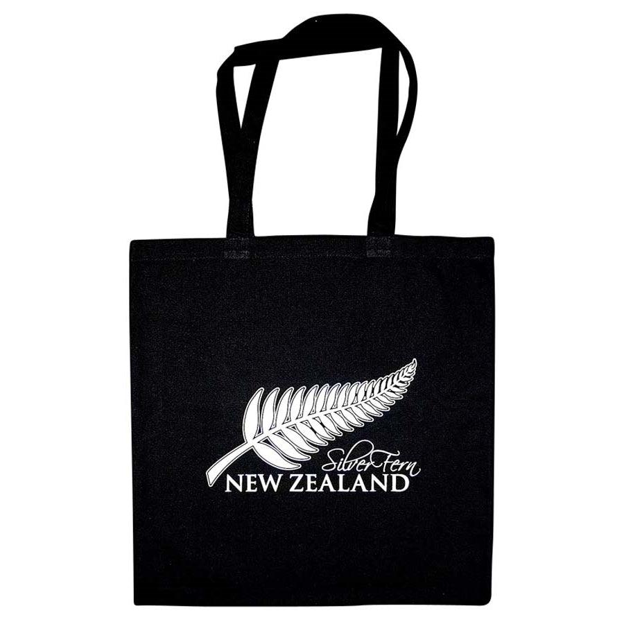 All Blacks toat bag with image of a fern and New Zealand written on.