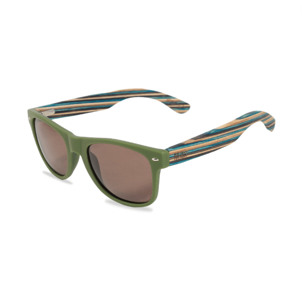 Sunglasses Moana Road 50/50s - Wooden Stripes Gifts - Sport, Outdoor & Games Green