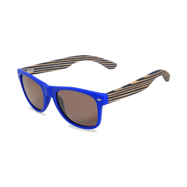 Sunglasses Moana Road 50/50s - Wooden Stripes - hellokiwi