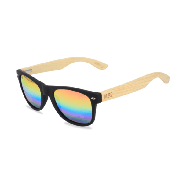 Sunglasses Moana Road 50/50s - Bamboo Frame Rainbow