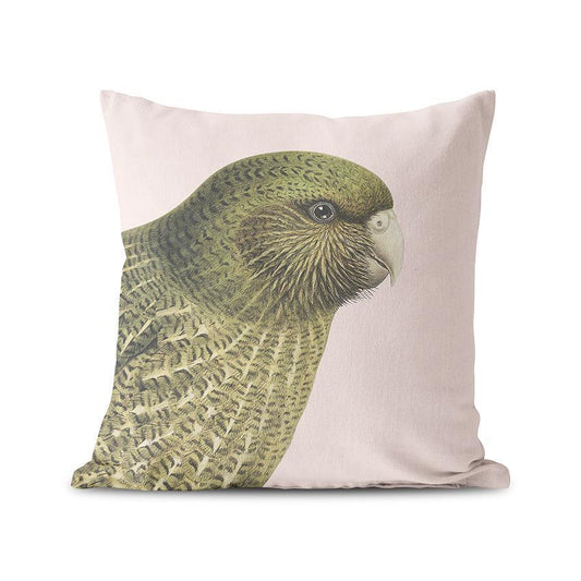 Hushed Pink Kakapo Cushion Cover Homeware - Living Room