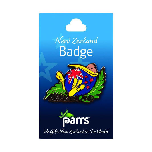 Badge Kiwi NZ Flag Gifts - Key Rings, Badges & Magnets