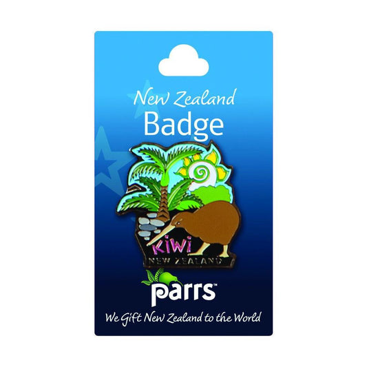 Badge Kiwi & Ponga Gifts - Key Rings, Badges & Magnets