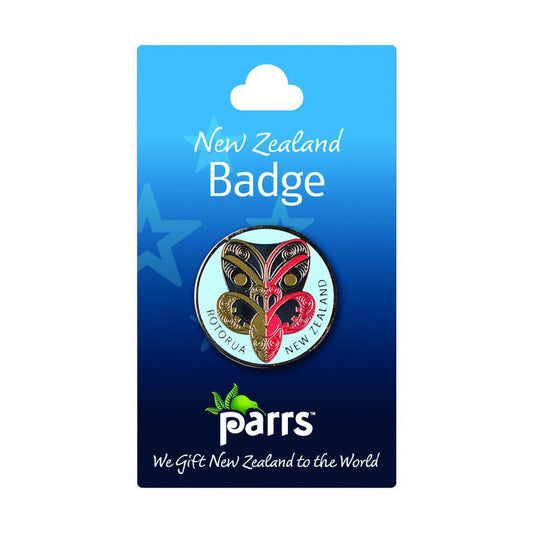 Badge Teko Rotorua Gifts - Key Rings, Badges & Magnets