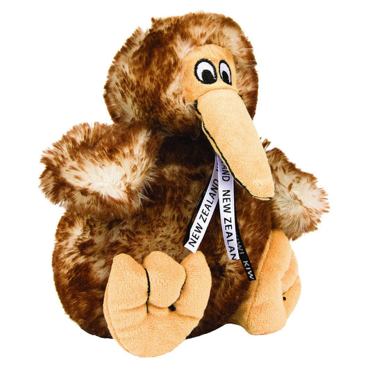 Fluffy Kiwi Soft Toy With Ribbon ( Medium ) Gifts - Soft Toy