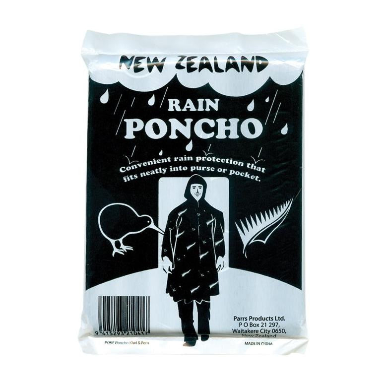 Poncho Rain Jacket Kiwi & Fern Gifts - Sport, Outdoor & Games
