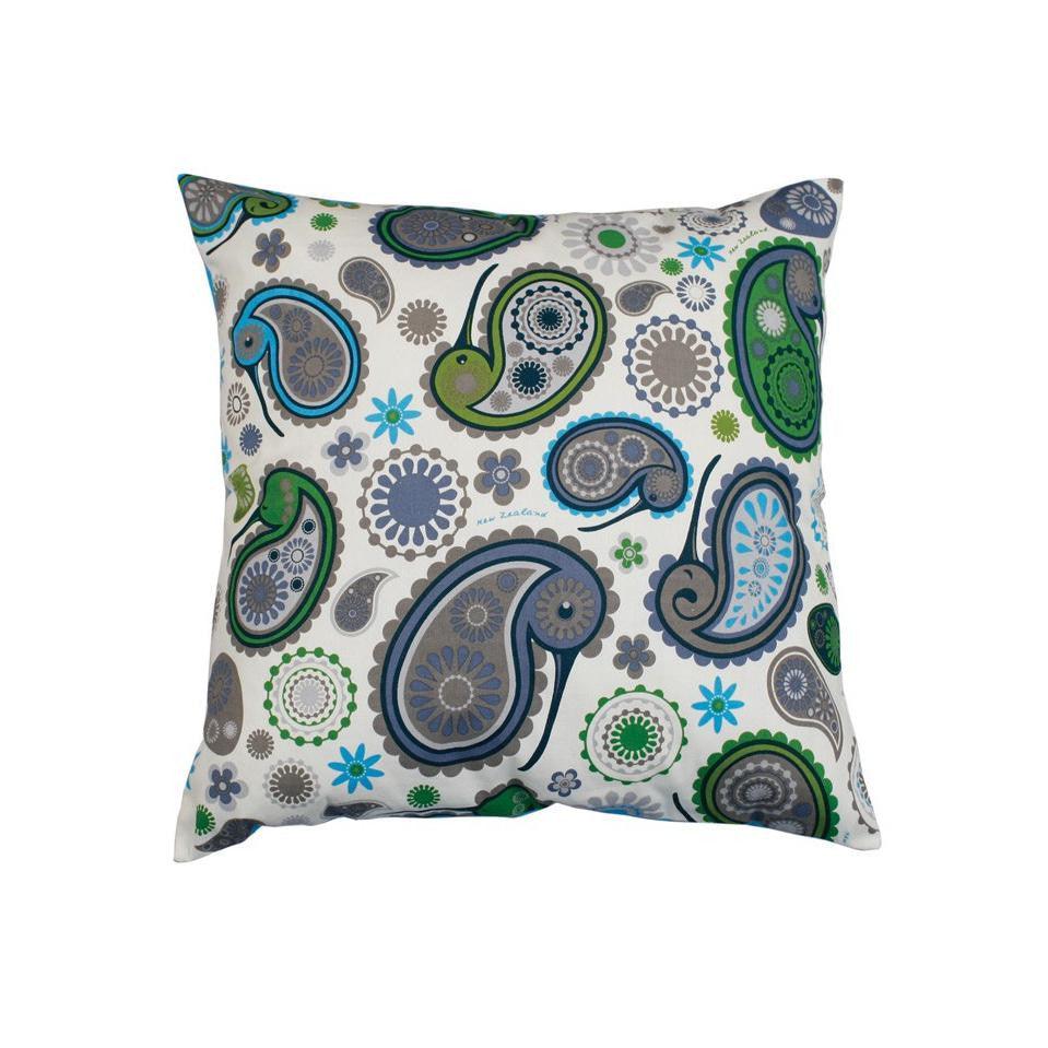 Cushion cover with kiwi bird imags.