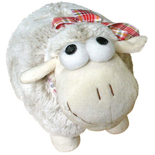 Sheep Soft Toy-Tartan-Cream (Small) - hellokiwi