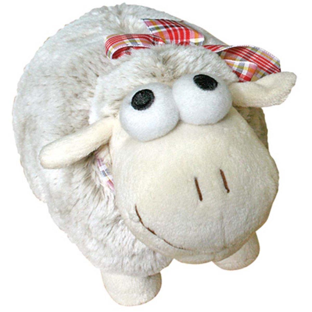 Sheep Soft Toy-Tartan-Cream (Small) Gifts - Soft Toy