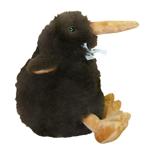 Soft Toy Touch Kiwi Large 18cm - Dark Brown - hellokiwi